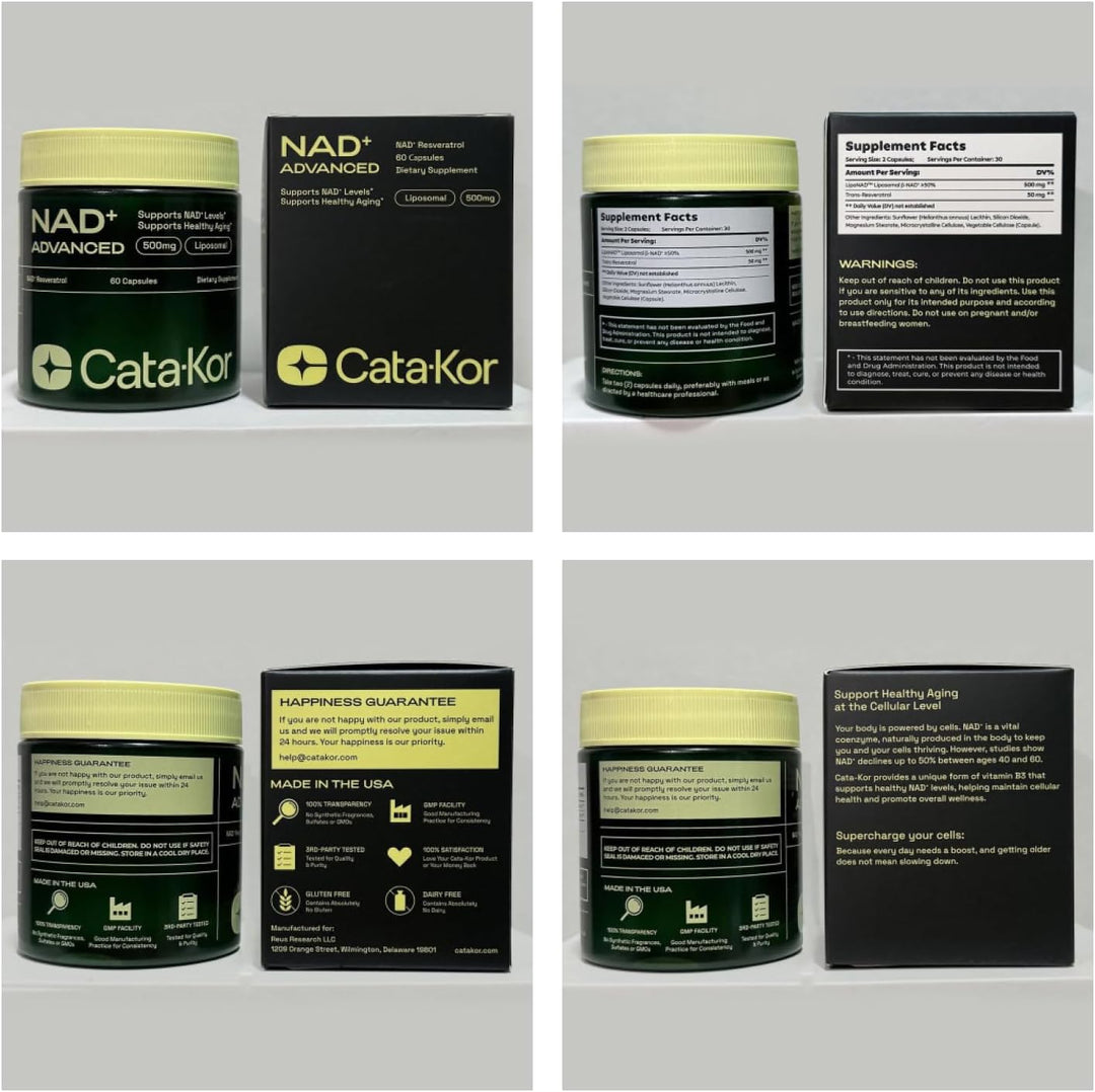 Youthful Energy Boost Capsules NAD Supplement for Anti-Aging