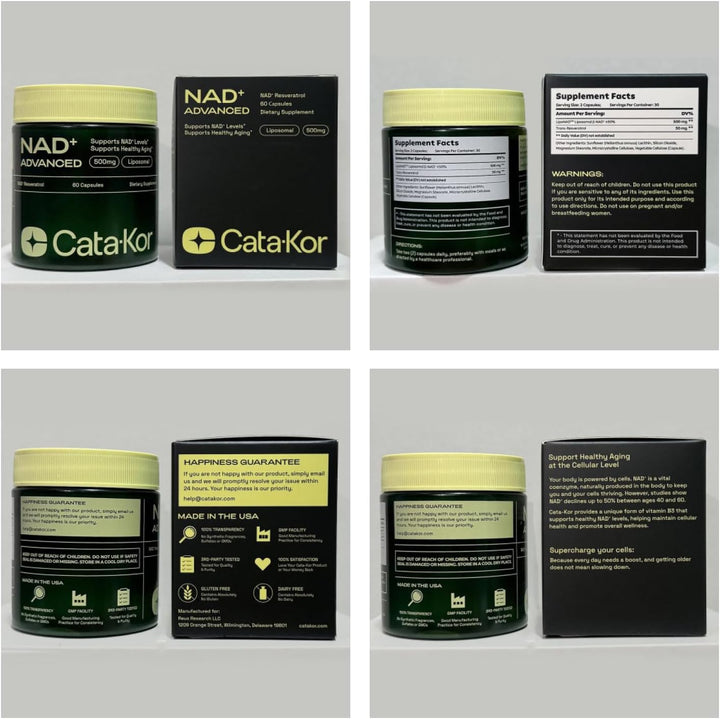 Youthful Energy Boost Capsules NAD Supplement for Anti-Aging